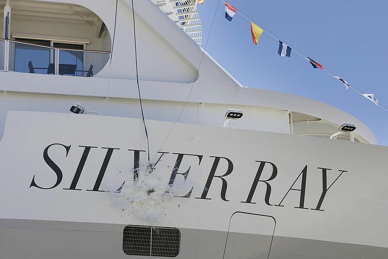 Die Silver Ray ist bereits das zweite Schiff der Nova-Klasse von Silversea, das in diesem Jahr getauft wurde