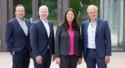 Der neue LCC-Aufsichtsrat (von links): Andreas Giller, Ulrich Papenheim, Isabella Rau und Momme Schröder