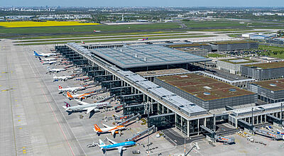 Auch der Hauptstadt-Airport BER ist von den weltweiten IT-Problemen betroffen. Foto: Flughafen Berlin Brandenburg