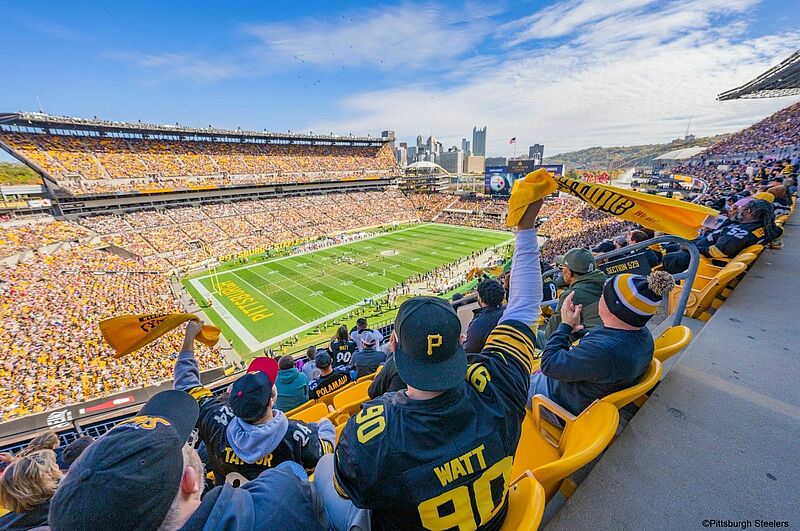 Die Pittsburgh Steelers tragen ihre Heimspiele im Acrisure Stadium aus
