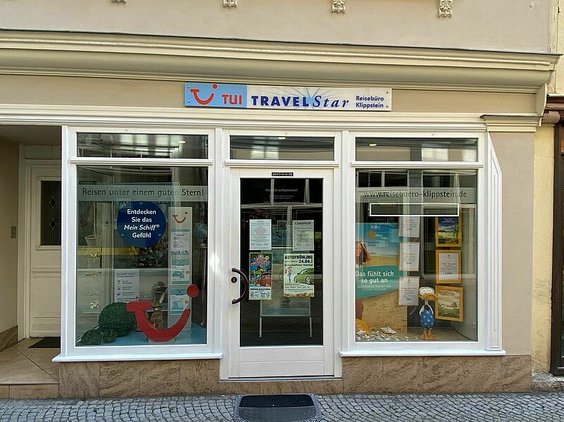 Ein Reisebüro der Marke TUI Travel Star in Mühlhausen: Künftig gehört die Kooperation zu 100 Prozent zu TUI