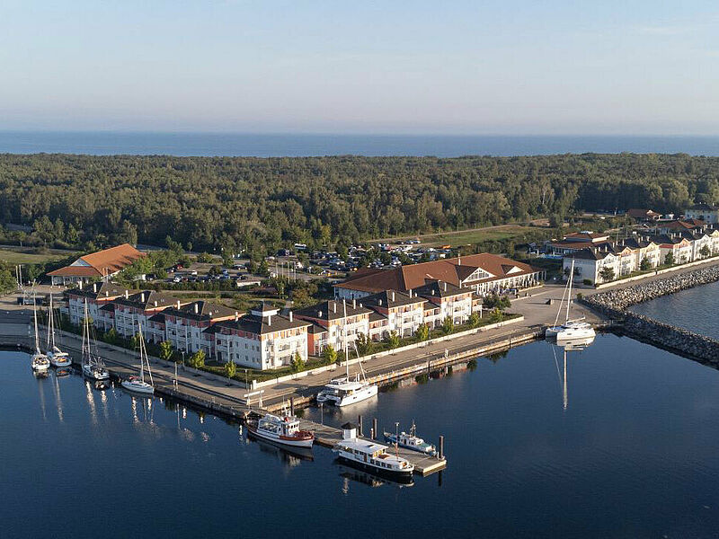 Das Beech Resort Boltenhagen liegt direkt an der Ostsee. Foto: Beach Resort Boltenhagen