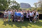 Eine der Vortouren führte nach Sri Lanka, wo es natürlich zum Sigiriya-Felsen ging