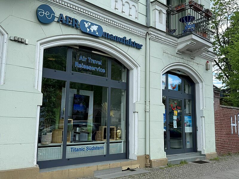 Das Reisebüro am Südstern in Berlin soll der neue Flagship-Store der Fairweg-Reisebüros werden